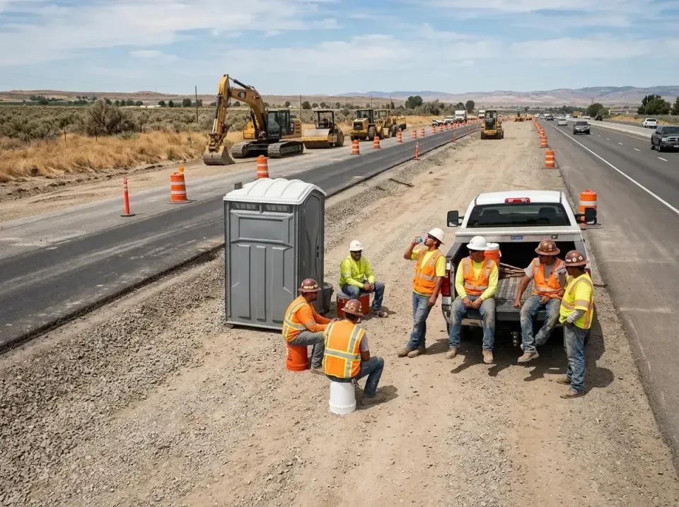 highway-road-construction-crew-007 — frequently asked questions, Porta Potty and Restroom Rentals in Elgin, SC